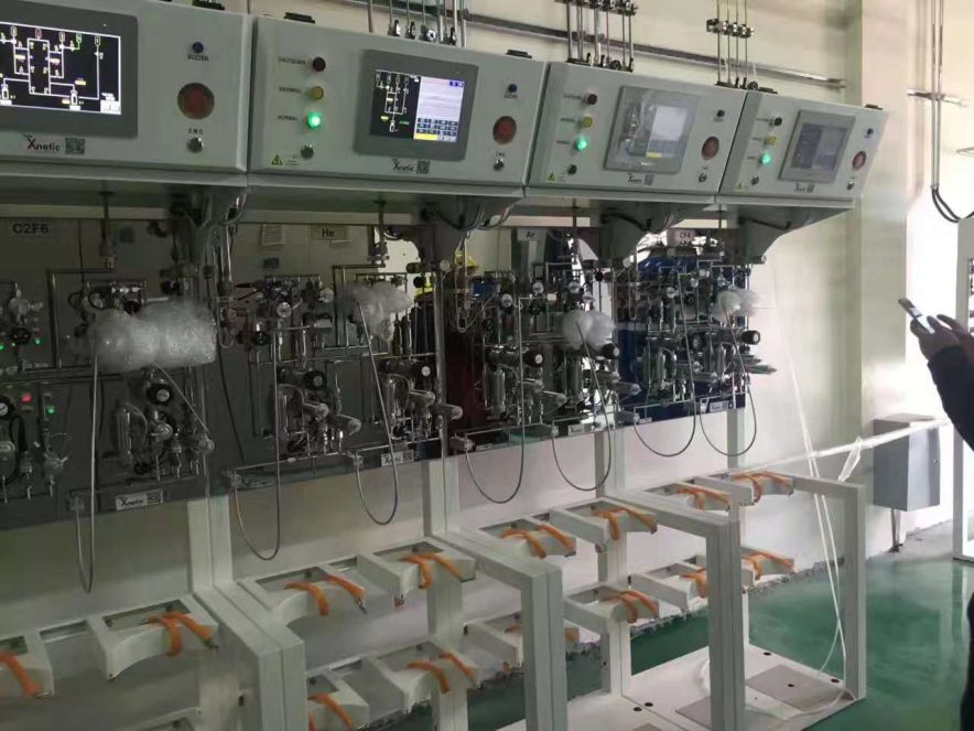 Gas monitoring system wiring project